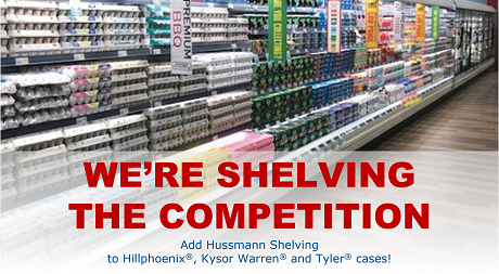 Hussmann Shelving For Leading Refrigeration Cases